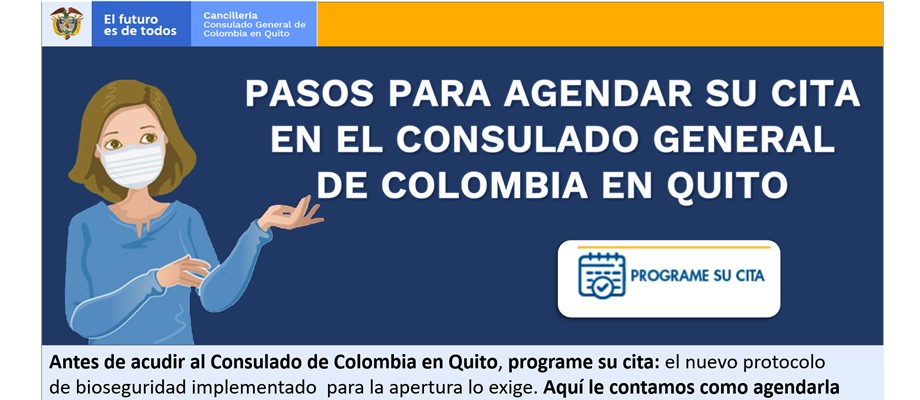 Paso A Paso Para Agendar Cita En El Consulado De Colombia En Quito