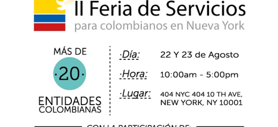 Consulado de Colombia en Nueva York - II Feria de Servicios