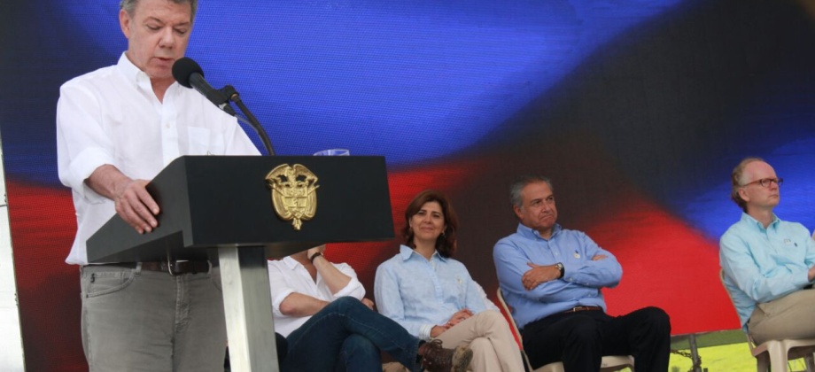 Palabras del Presidente Juan Manuel Santos en el acto final de dejación de armas de las Farc
