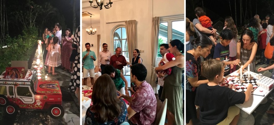 Embajada de Colombia conmemoró el Día de las Velitas en Singapur para acercar a los connacionales 