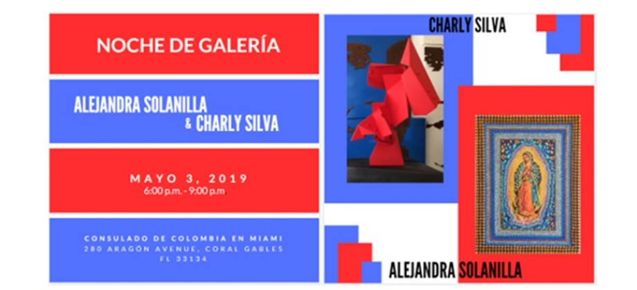 El Consulado de Colombia en Miami realizará el evento “Noches de Galería” 
