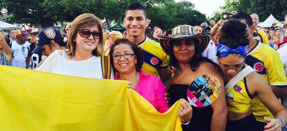 Celebración del 20 de Julio de los colombiano en Miami