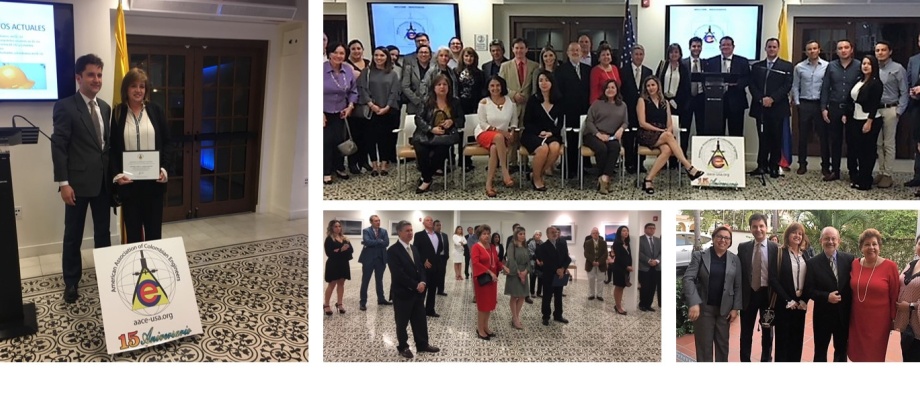 American Association of Colombian Engineers celebró su encuentro anual en el Consulado de Colombia en Miami y condecoró a la Cónsul Marta Jaramillo por su liderazgo y entrega a la comunidad