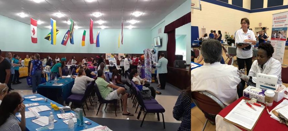 El Consulado de Colombia en Miami realizó Ferias de Salud Preventiva en cinco sectores del sur de la Florida 