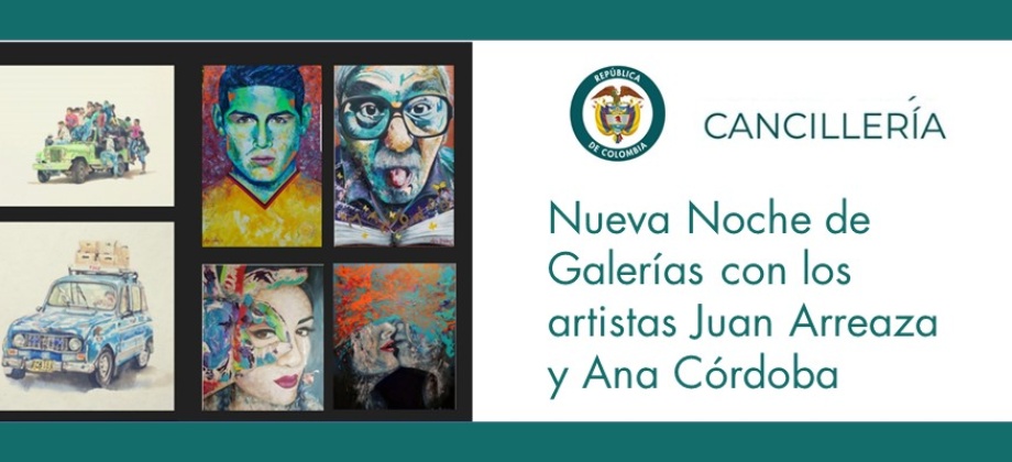 Nueva Noche de Galerías con los artistas Juan Arreaza y Ana Córdoba