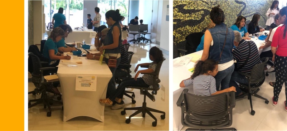 Colombianos residentes en el Sur de La Florida recibieron atención médica gratuita durante jornada organizada por el Consulado de Colombia en Miami