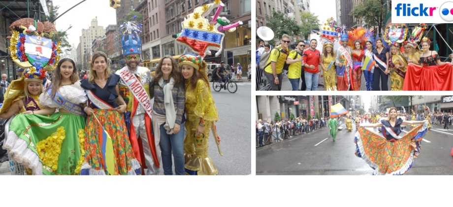 En fotos: Consulado de Colombia en Nueva York hizo parte de la delegación colombiana en el Desfile de la Hispanidad