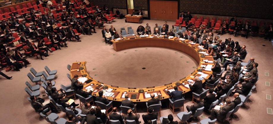 Intervenciones de los representantes de los países en el Consejo de Seguridad durante la sesión en la que fue aprobada la Resolución que crea una Misión Política Especial
