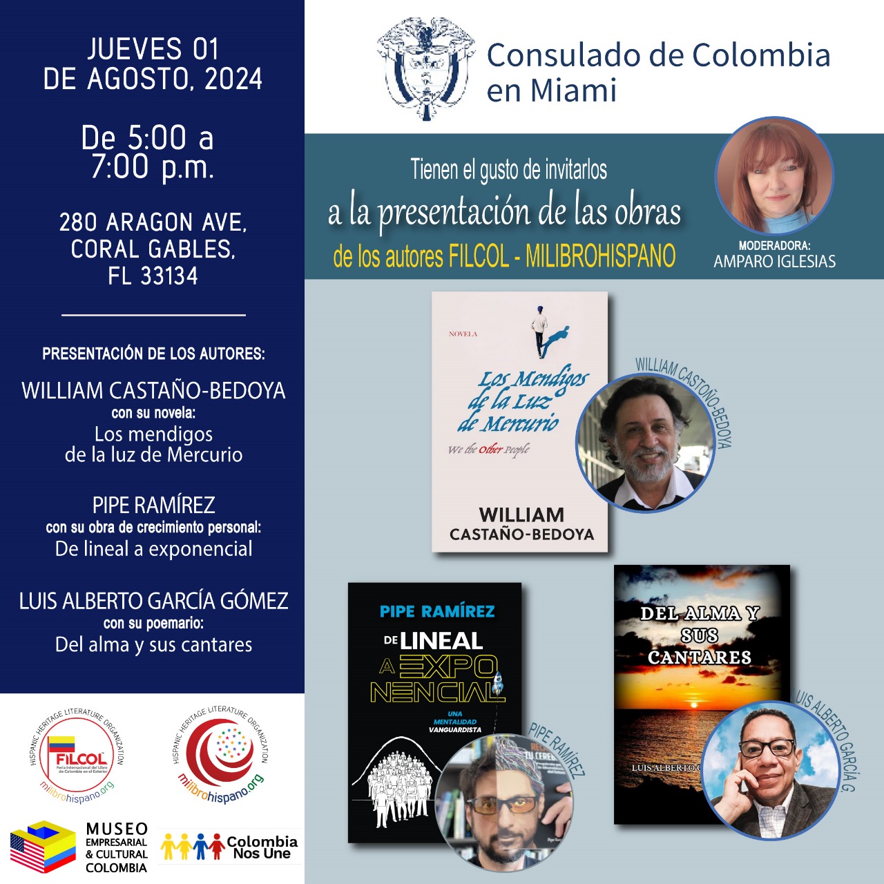 Lanzamiento libro en Agosto