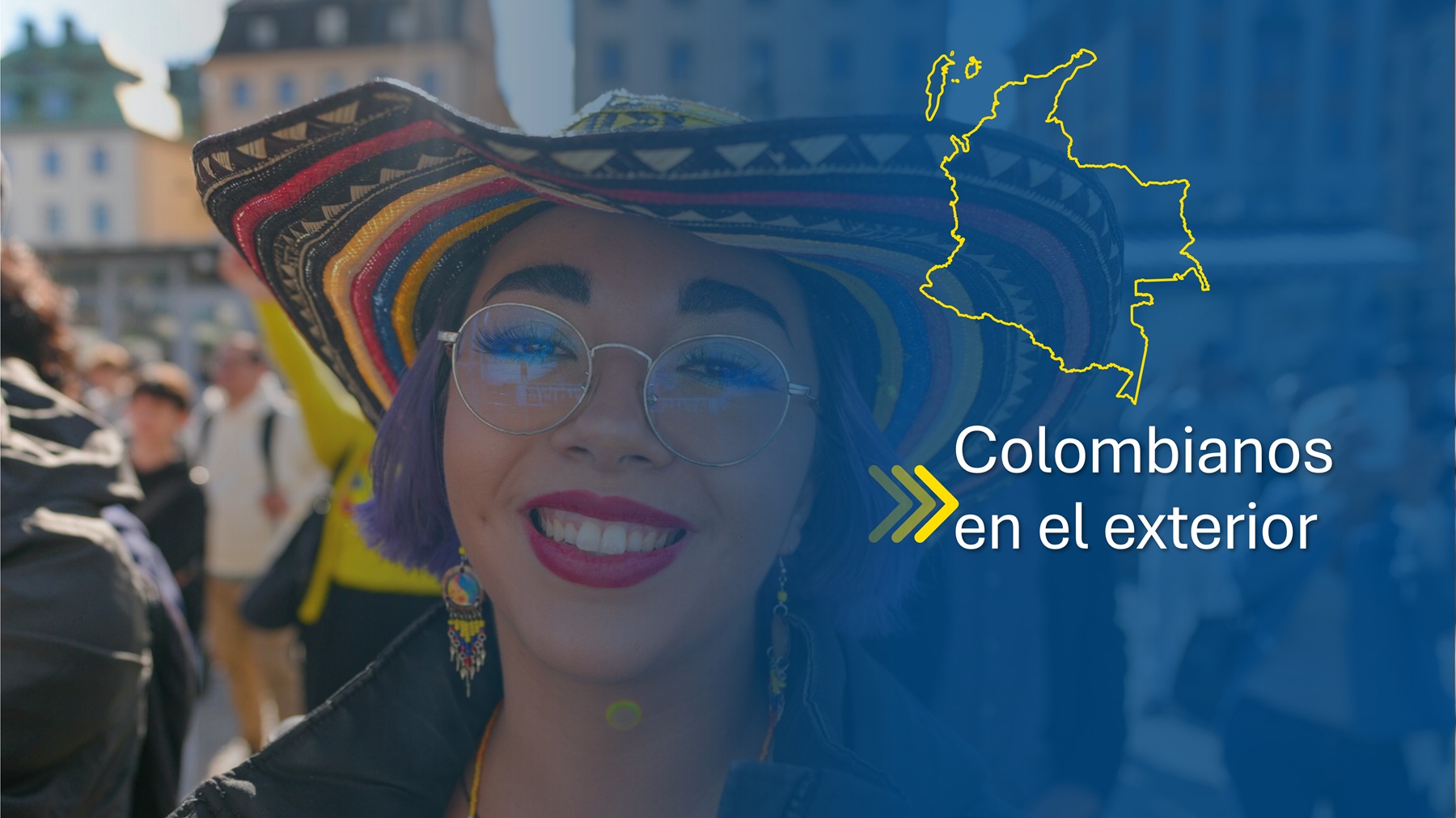Banner general de colombianos en el exterior