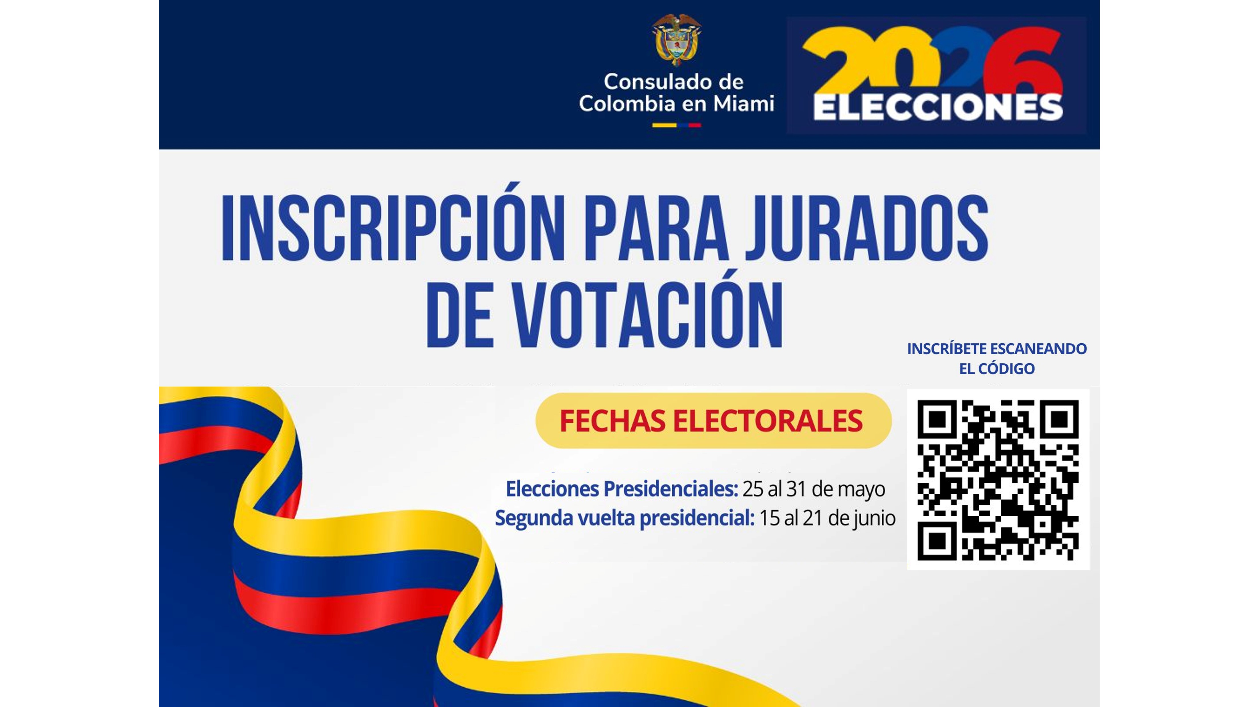 Convocatoria para jurados de votación