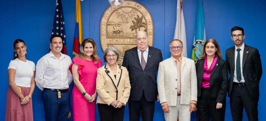 Miami recibió la visita del Embajador de Colombia en Estados Unidos, Daniel García-Peña