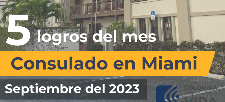 5 Logros Del Mes Del Consulado De Colombia En Miami Consulado De Colombia   1 6 