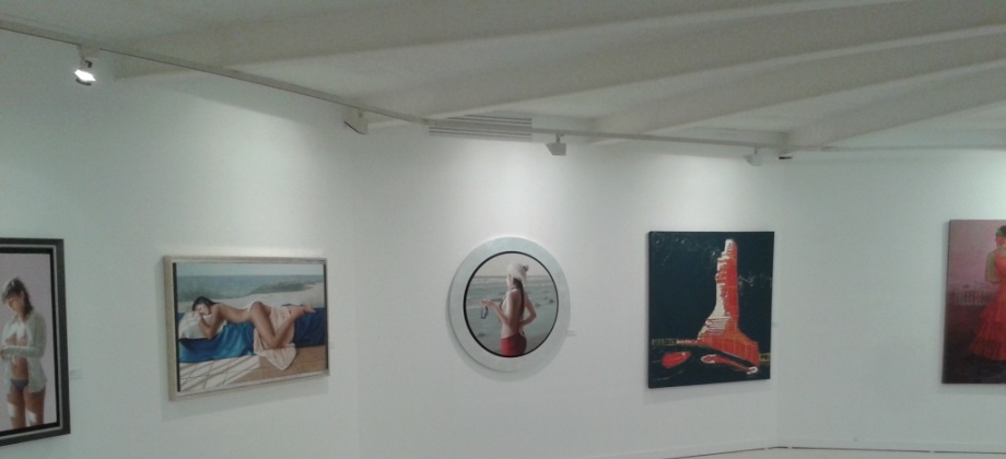 Obras de los pintores colombianos/as expuestas en el Otoño Cultural Iberoamericano 2014 