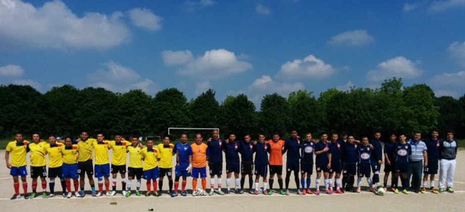 Torneo cuadrangular de fútbol con equipos comunitarios de Colombia, Japón, Costa de Marfil y Ecuador