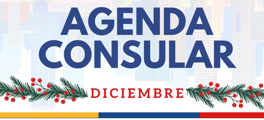 Consulta la agenda consular de diciembre del Consulado de Colombia en Miami