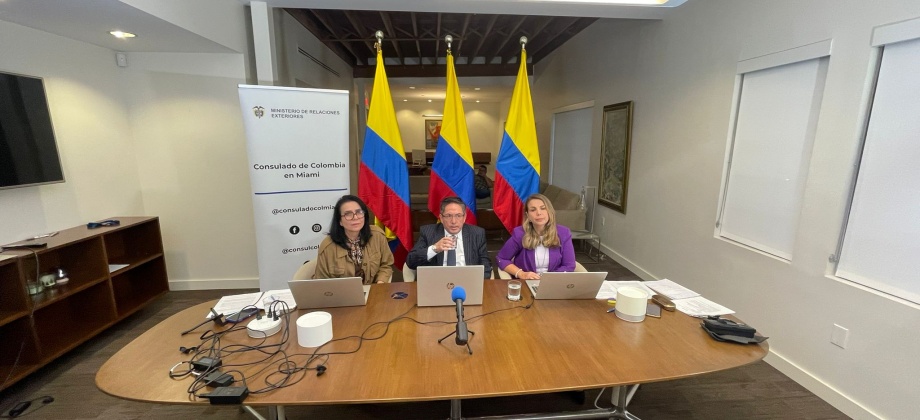 Respuestas al proceso de rendición de cuentas realizada por el Consulado de Colombia en Miami