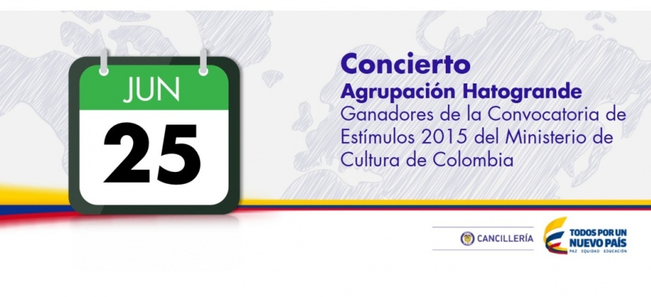 El Consulado de Colombia en París invita al concierto de Hatogrande 