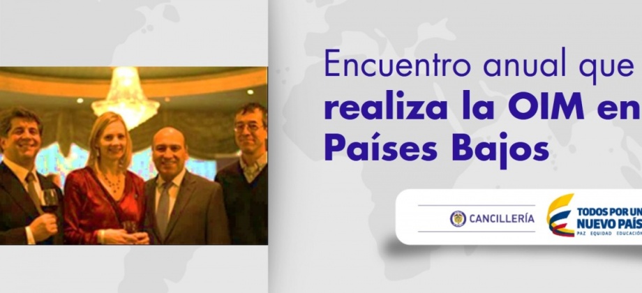 Cónsul General de Colombia presente en actividad de la OIM 