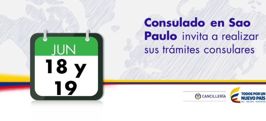 Consualdo de Colombia en Sao Paulo - Consulado Móvil