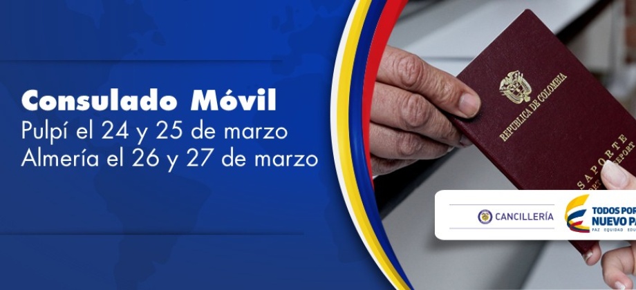 Consualdo de Colombia en Sevilla - Consulado Móvil