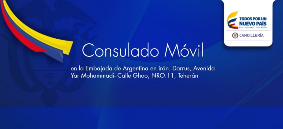 Consulado Móvil en Turquía – Teherán del 8 al 10 de marzo