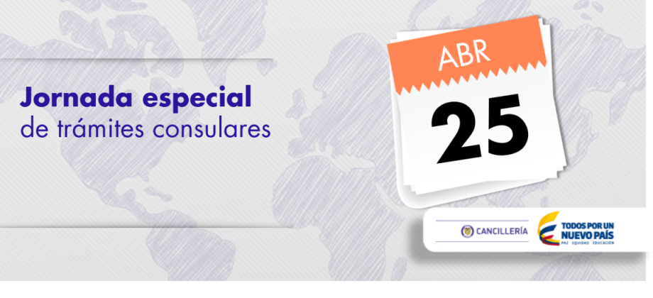 25 de abril: jornada especial de trámites consulares