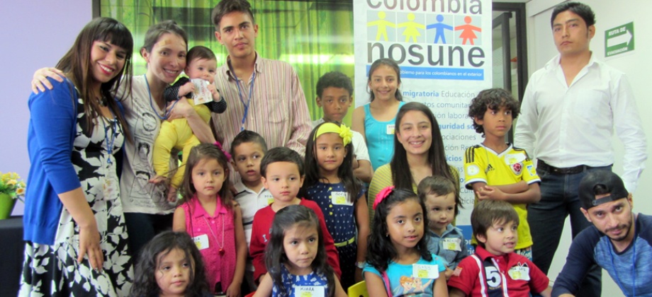Consulado General en México y Colombia Nos Une realizaron actividad con un grupo de niños colombianos para celebrar el Día de Niño