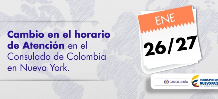Por circunstancias climáticas cambios de horario de atención 