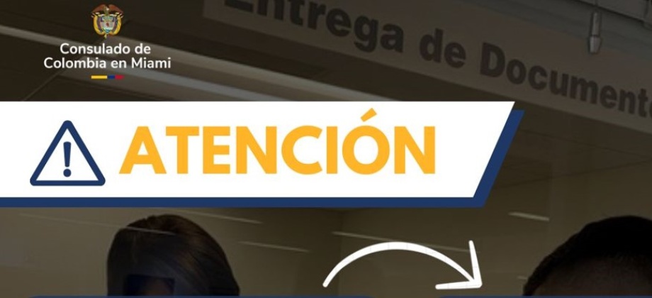 Si tramitó su cédula de ciudadanía en 2022, en el Consulado de Colombia en Miami, reclámela antes del 6 de diciembre de 2024