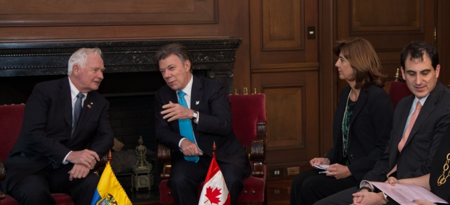 Presidente de Colombia y gobernador de Canadá