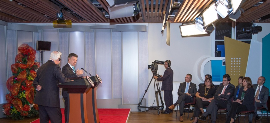 Presidente Santos y Gobernador de Canadá