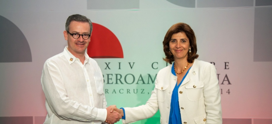 Cancilleres de Colombia y Costa Rica sostuvieron reunión bilateral en el marco de la XXIV Cumbre Iberoamericana