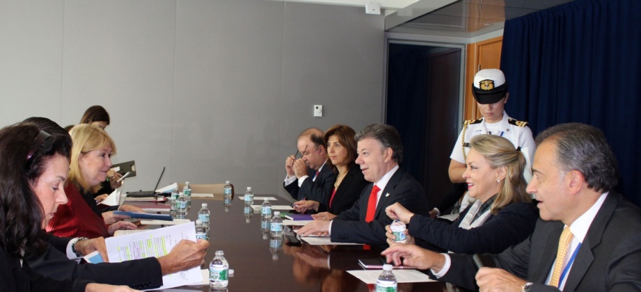 "Cualquier cosa que hagamos con Naciones Unidas en el postconflicto tiene que ser acordado con las Farc": Presidente Santos 