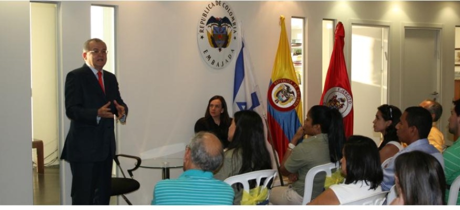 Delegación empresarial visita la Embajada de Colombia en Israel