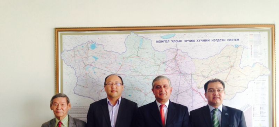 Embajador de Colombia en Corea en su visita Mongolia