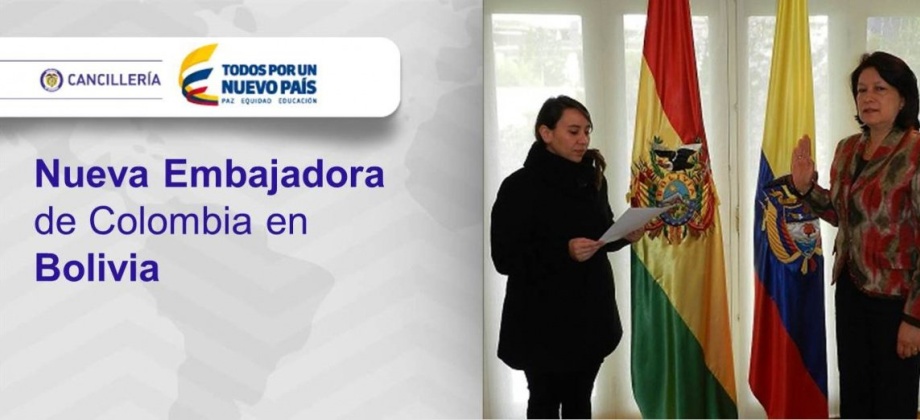 Embajadora de Colombia en Bolivia