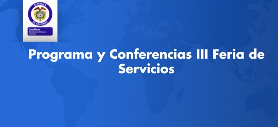 Programa y Conferencias III Feria de Servicios