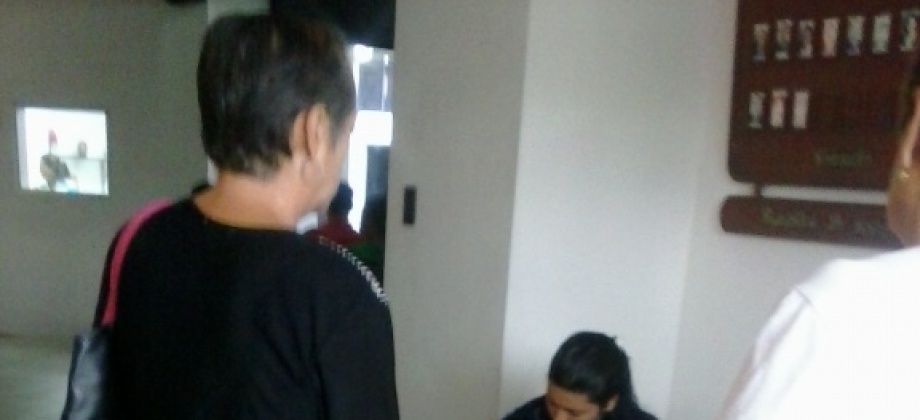 Se recomienda a los connacionales que desconozcan su lugar de votación, ingresar a la página de la Cancillería (www.cancilleria.gov.co), donde encontrarán una ruta directa para realizar sus consultas. Foto: Consulado de Colombia en Táchira.