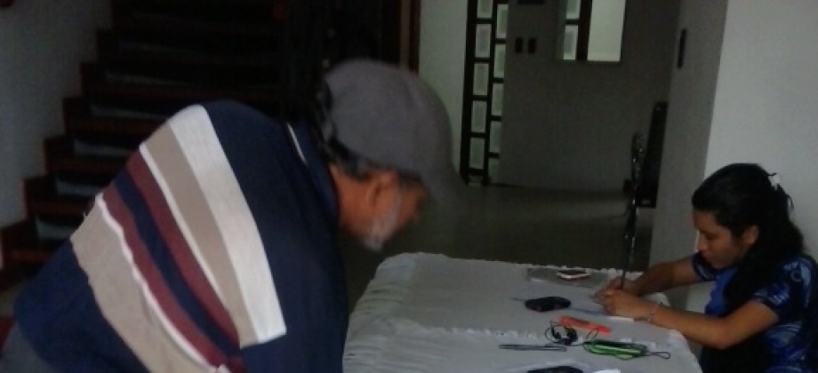 Se recomienda a los connacionales que desconozcan su lugar de votación, ingresar a la página de la Cancillería (www.cancilleria.gov.co), donde encontrarán una ruta directa para realizar sus consultas. Foto: Consulado de Colombia en Táchira.