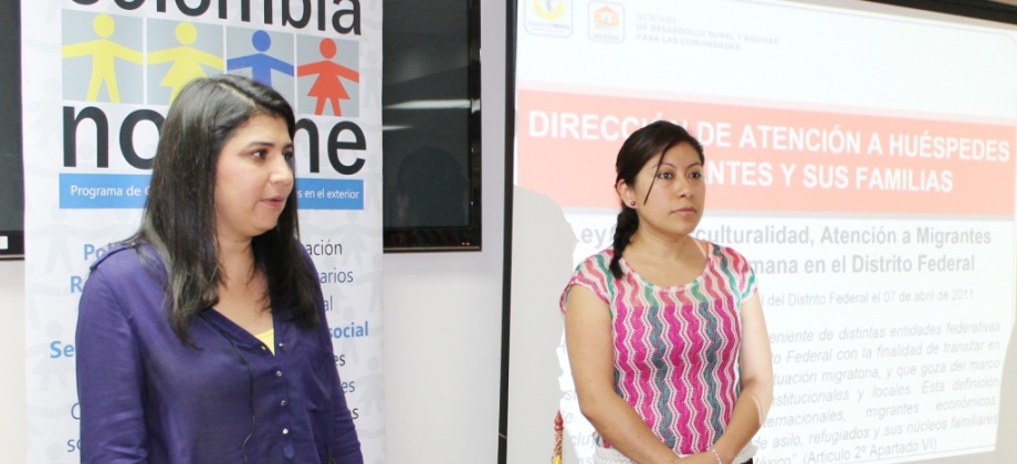 La Cónsul General Jaqueline Espitia Arias dio la bienvenida a los asistentes. 