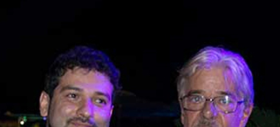 Juan Diego Puerta López y Giancarlo Giannini