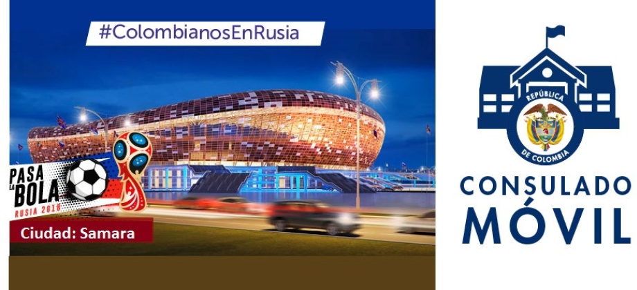 Consulado Móvil en Samara, Rusia. Estamos donde está nuestra selección