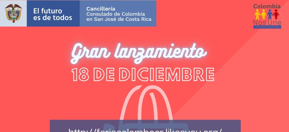 ¡Participe en la primera feria virtual de emprendimiento, servicios y empresas colombianas en Costa Rica!