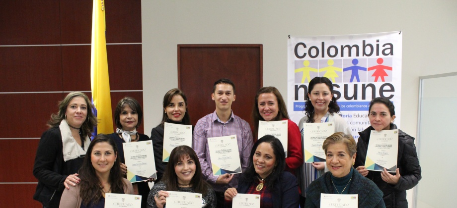 Culmina el Diplomado en Educación Familiar, Emocional y Salud organizado por el Consulado de Colombia 