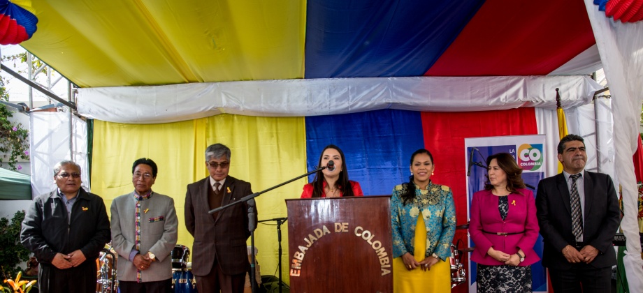 Embajada de Colombia celebró los 209 años de la Independencia de Colombia