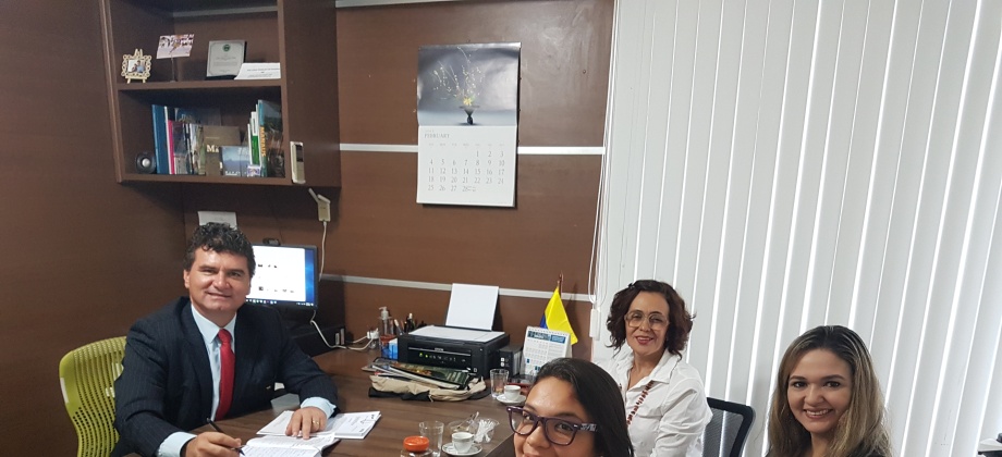 El Consulado en Manaos y la Secretaria de Cultura de Pará – Brasil desarrollaron mesa de trabajo para la participación de Colombia en la XXI Feria Pan – Amazonica Del Livro 2018