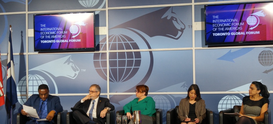 Colombia presente en el Foro Económico Global de Toronto en diciembre de 2018
