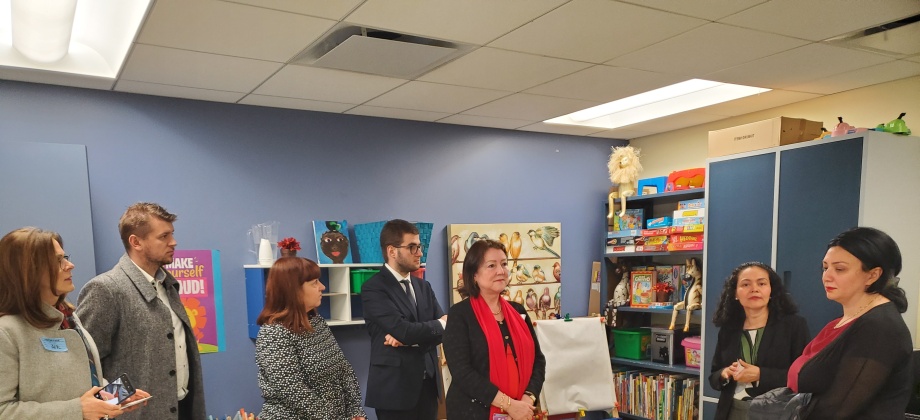 n reunión con la Comisionada de la Alcaldía de Nueva York para poner fin a la Violencia Doméstica y de Género,