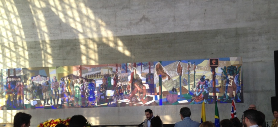 Consulado en Sao Paulo celebró los 208 años de la Independencia con su participación en el “Pavilhão da Criatividade do Memorial da America Latina”